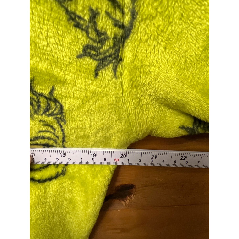 The Grinch All Over Print Fuzzy Fleece Hoodie Sweatshirt Sm Christmas Funny Cozy - Picture 2 of 9